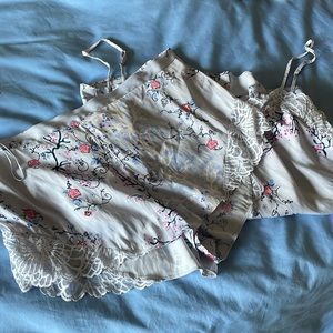 Josie Natori shorty pajama set, size L